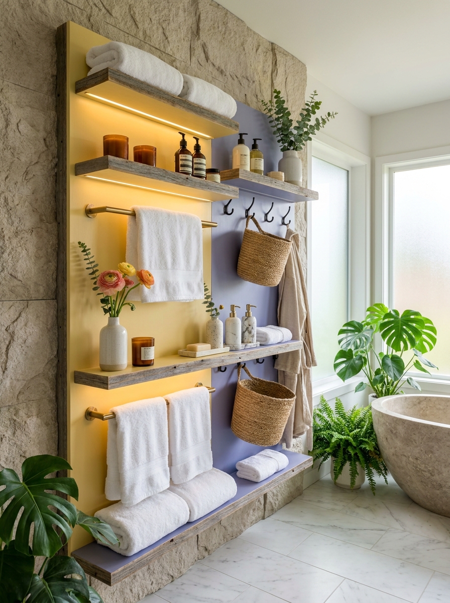 Modern Wooden Pallet Wall Shelves Creative DIY Storage & Decor Inspiration (17)
