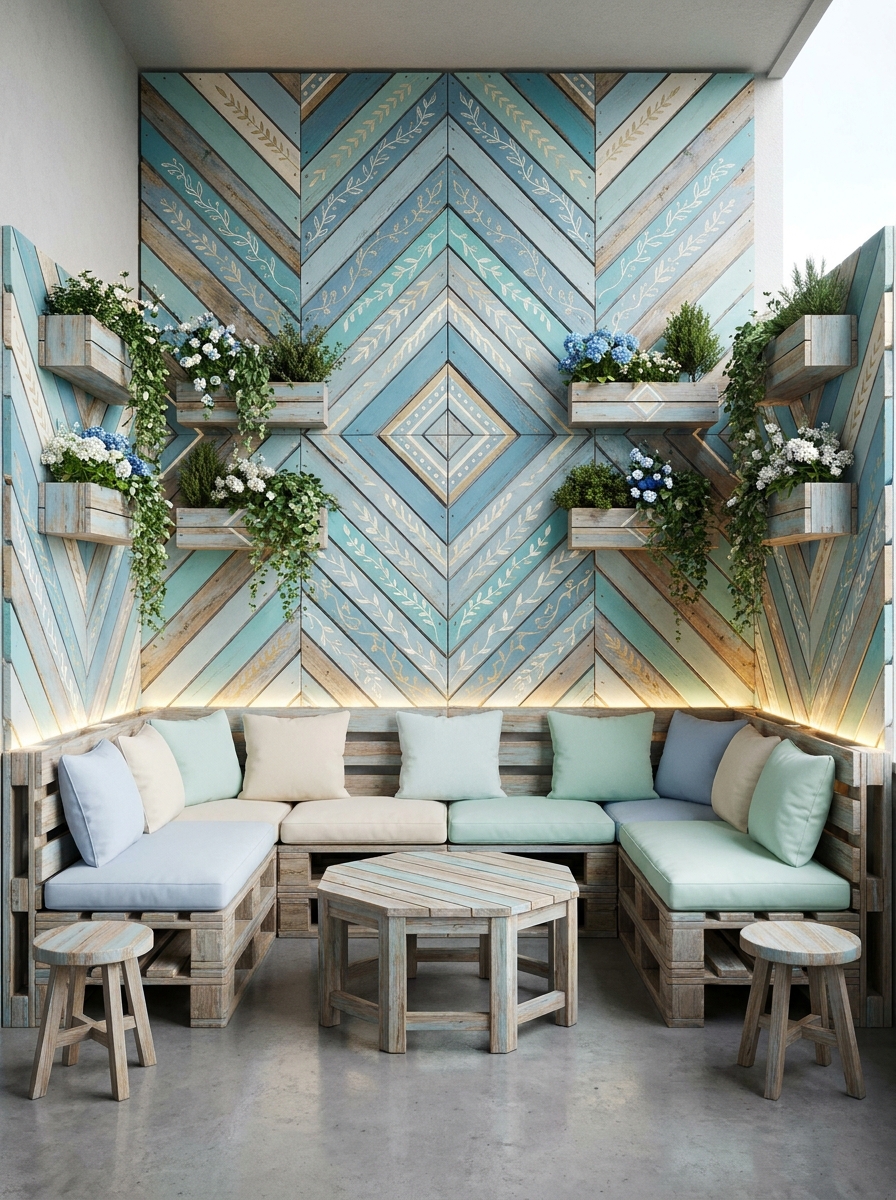 Outdoor Comfort DIY Pallet Balcony Lounge (32)