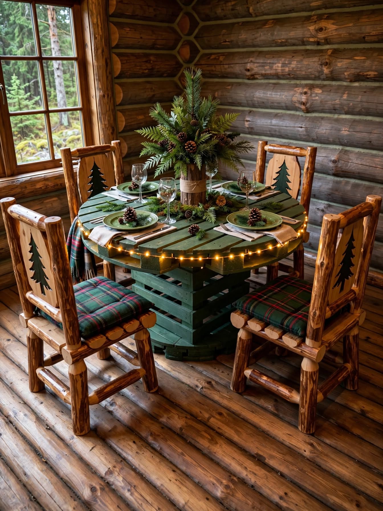 Beautiful Pallet Dining Setups (11)
