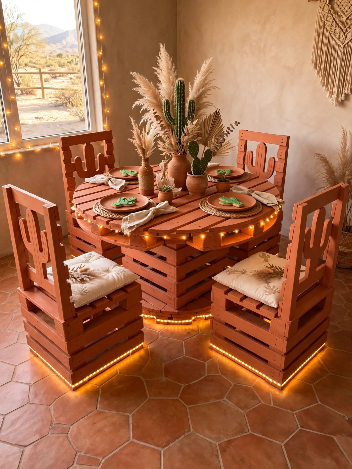 Beautiful Pallet Dining Setups (2)