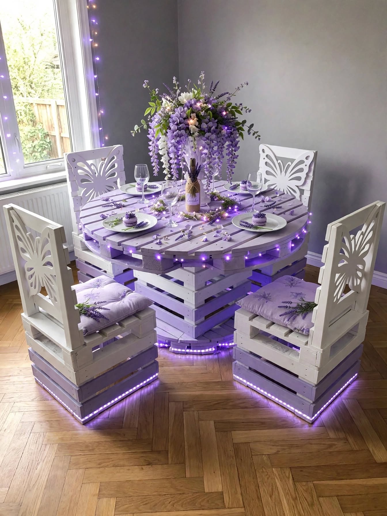 Beautiful Pallet Dining Setups (3)