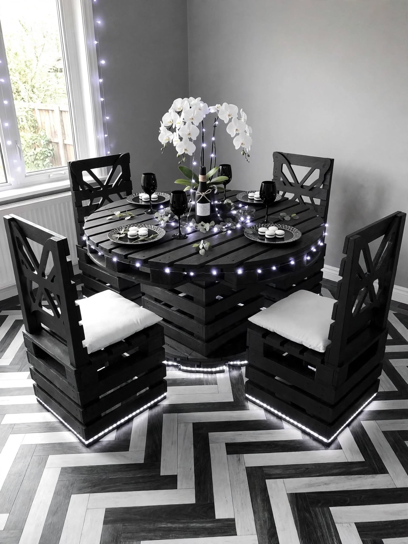 Beautiful Pallet Dining Setups (7)