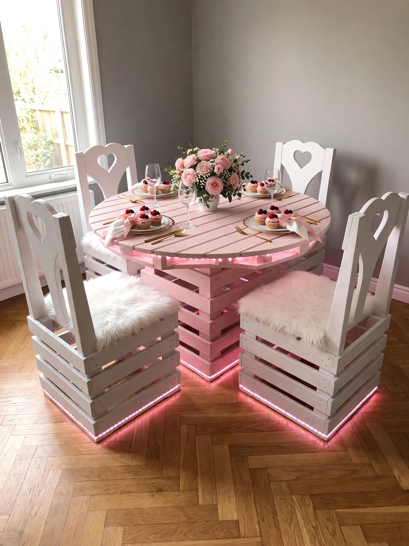 Beautiful Pallet Dining Setups (9)