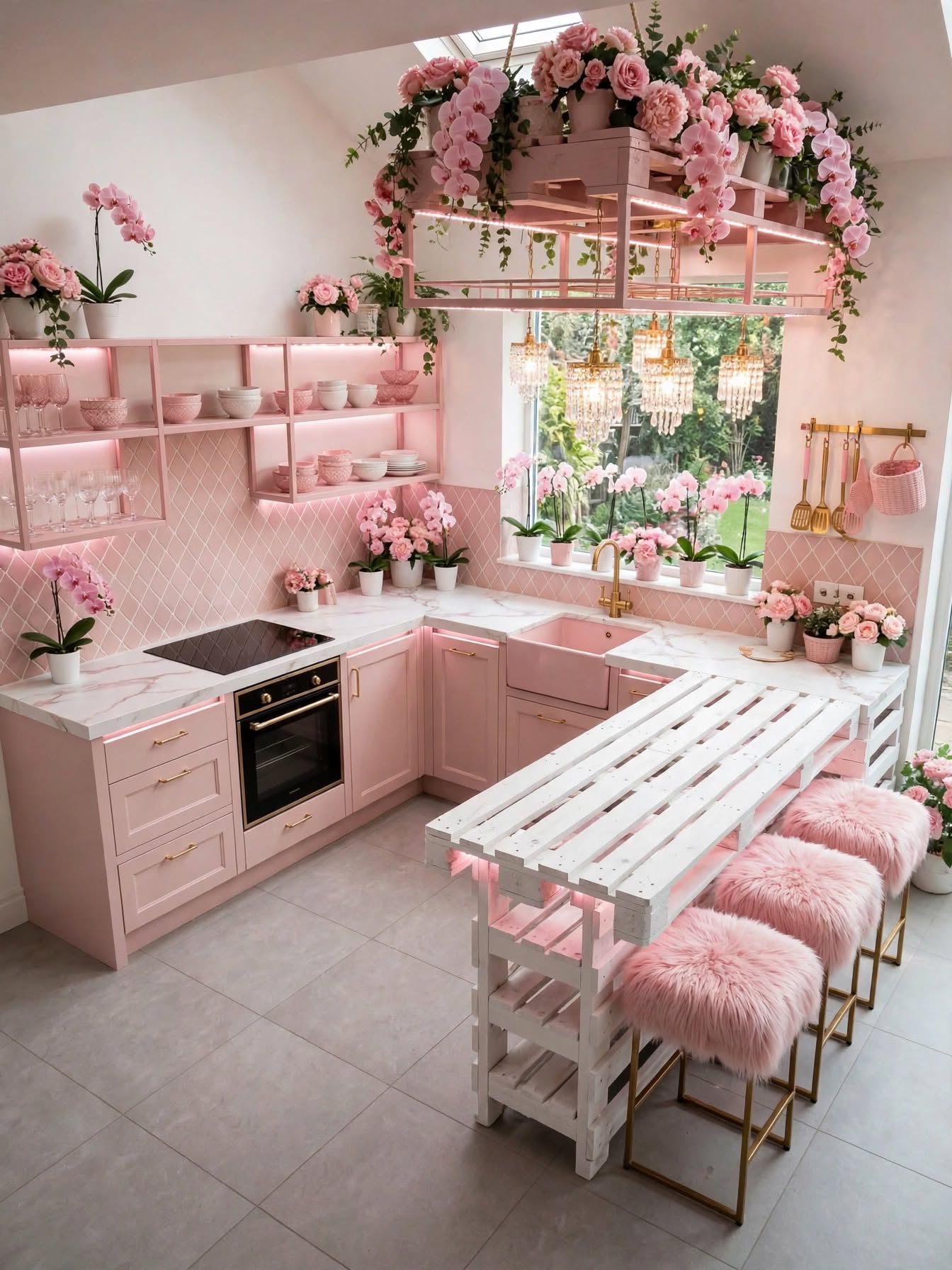 Creative Pallet Kitchen Makeovers with Totally New Designs (1)
