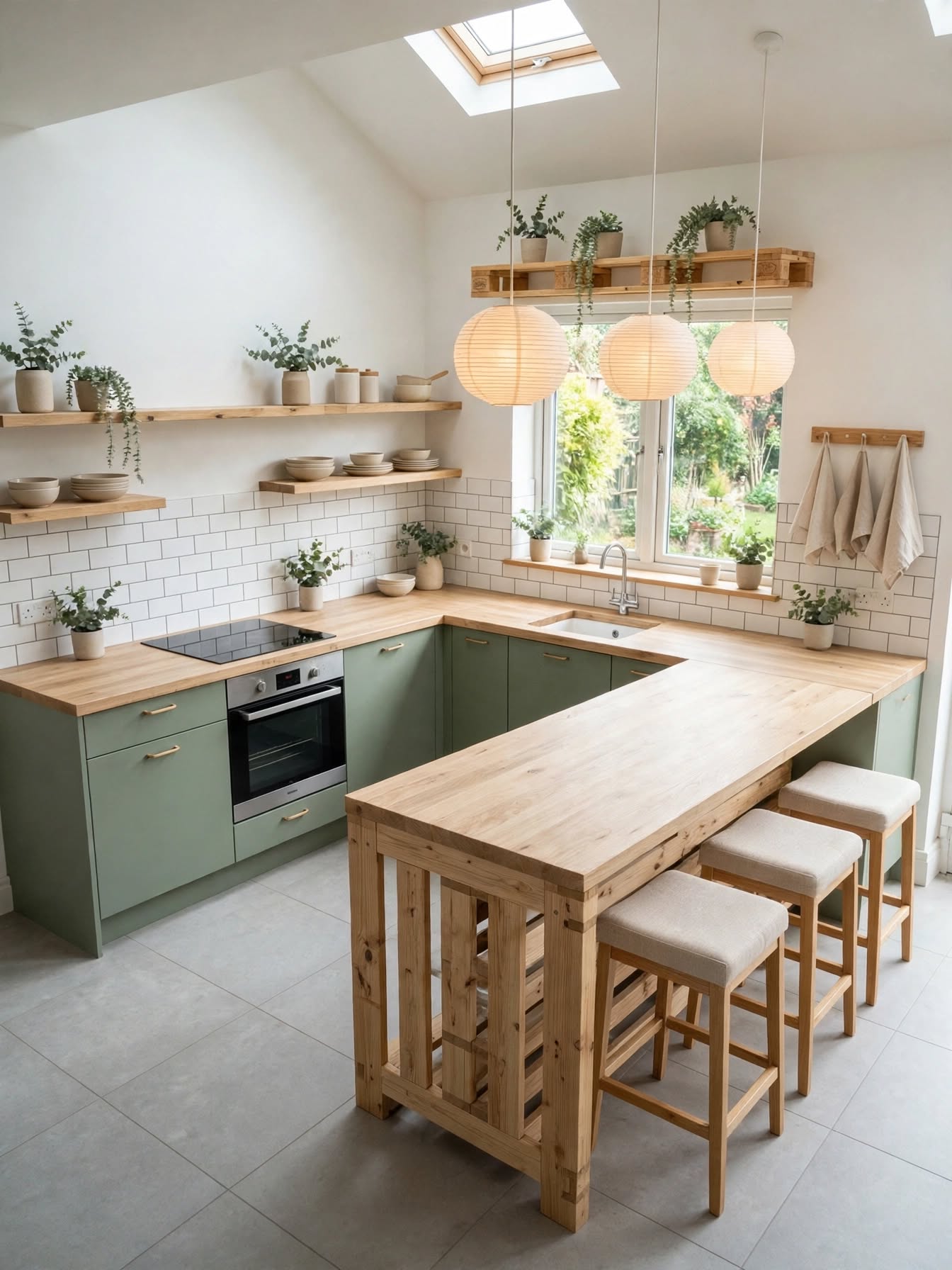 Creative Pallet Kitchen Makeovers with Totally New Designs (10)