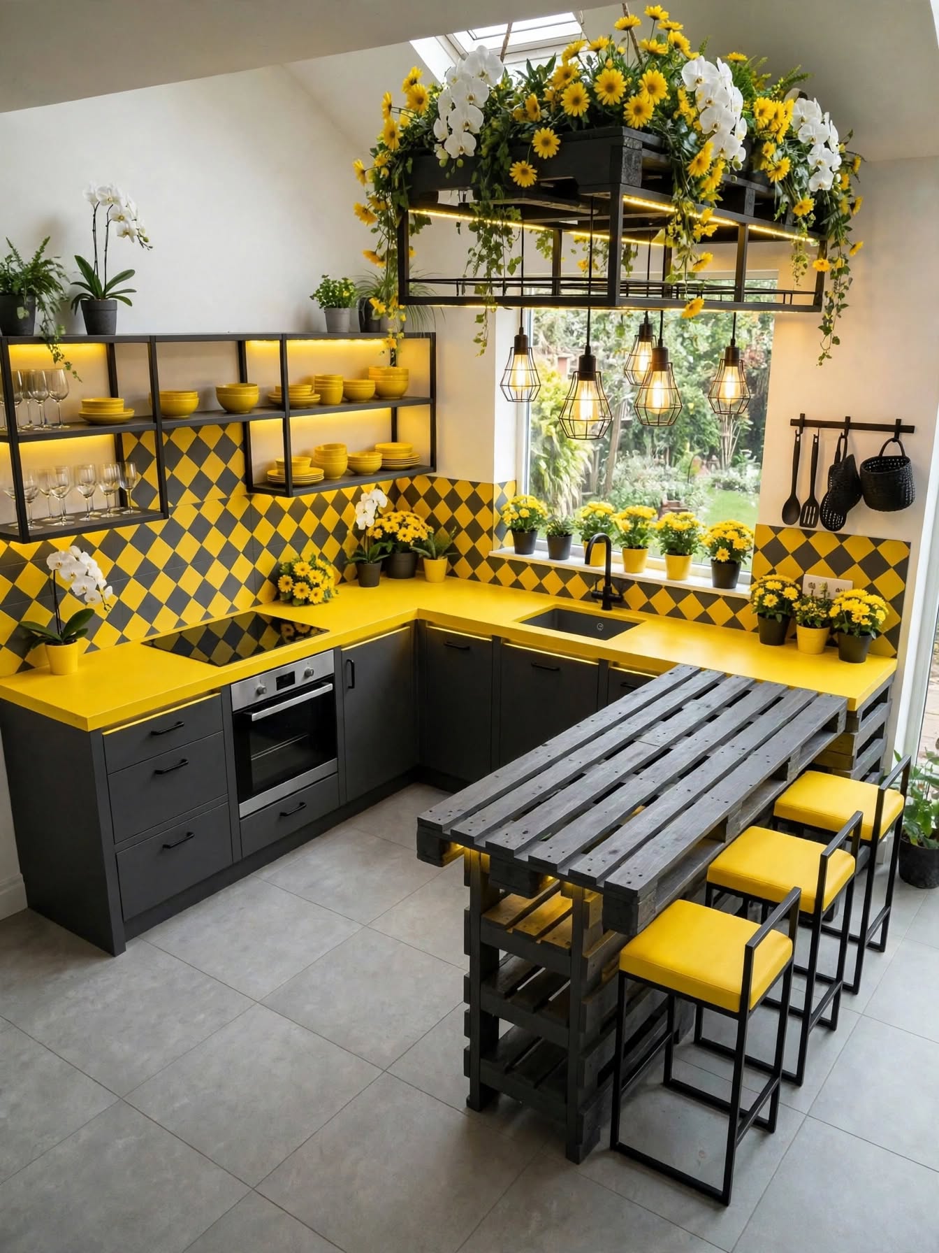Creative Pallet Kitchen Makeovers with Totally New Designs (2)