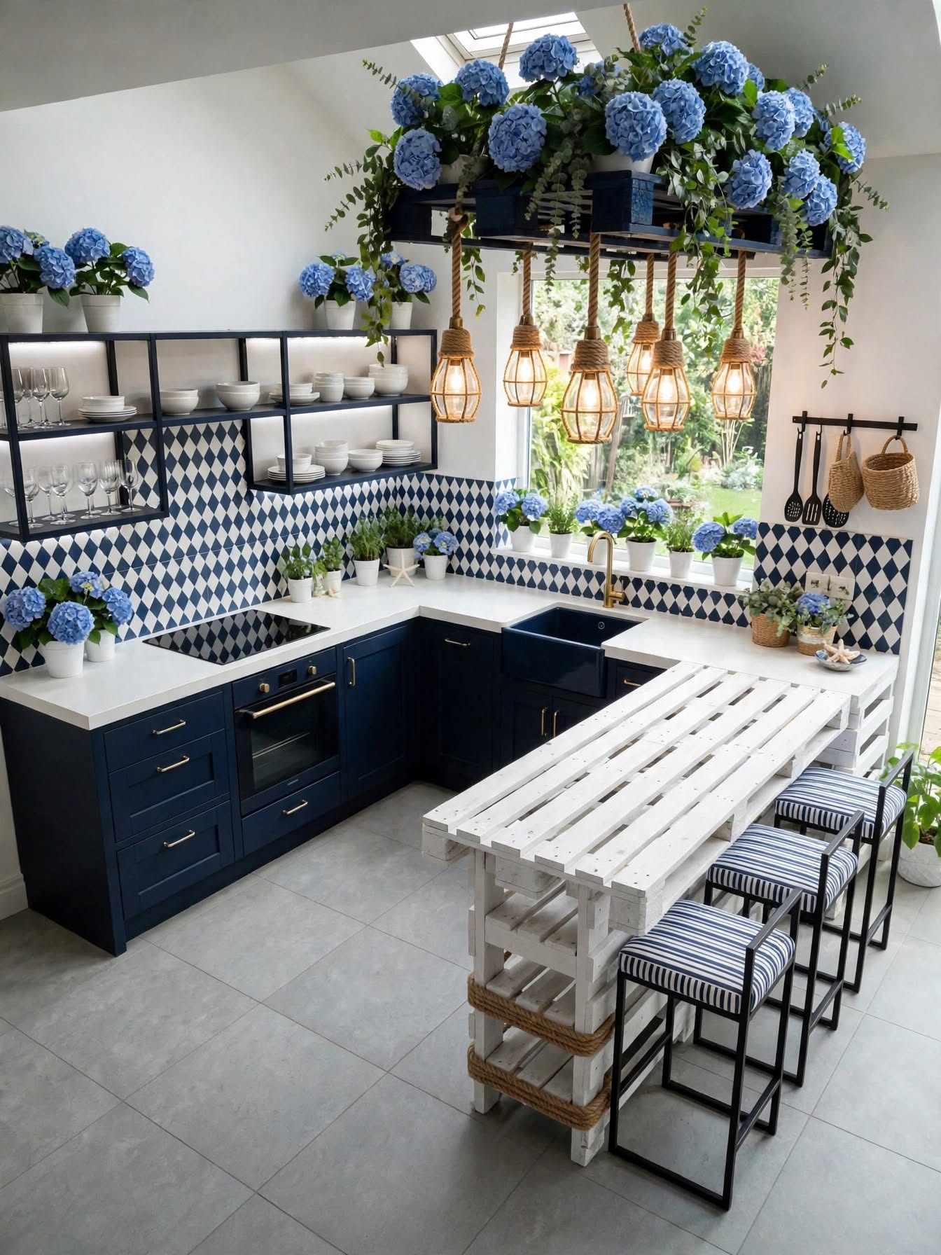 Creative Pallet Kitchen Makeovers with Totally New Designs (6)